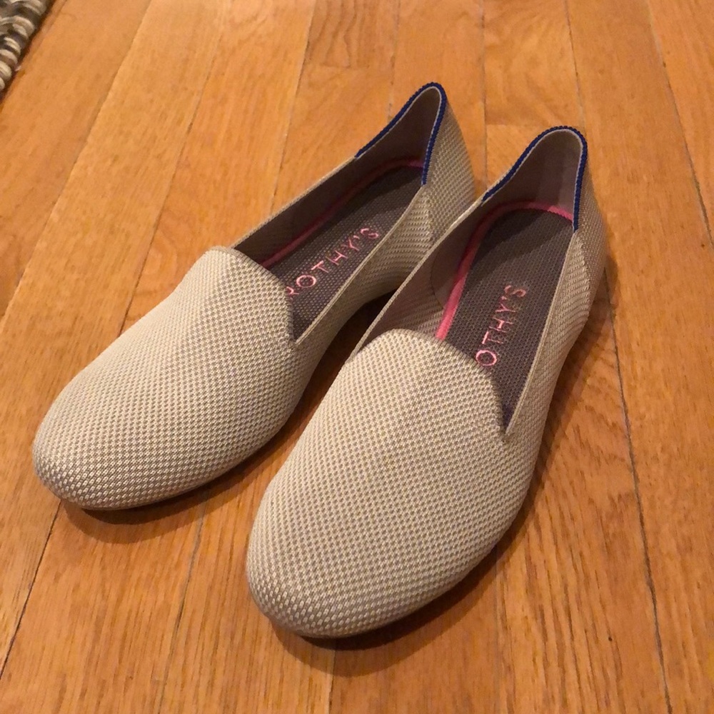 Rothys Linen Double Stitch Loafer